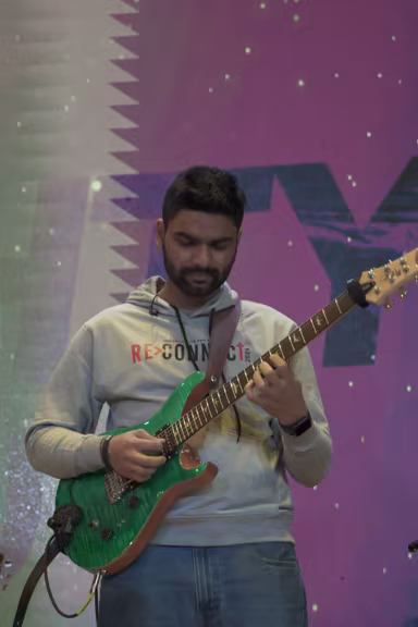 Worship leader serving at an ICPF Canada gathering